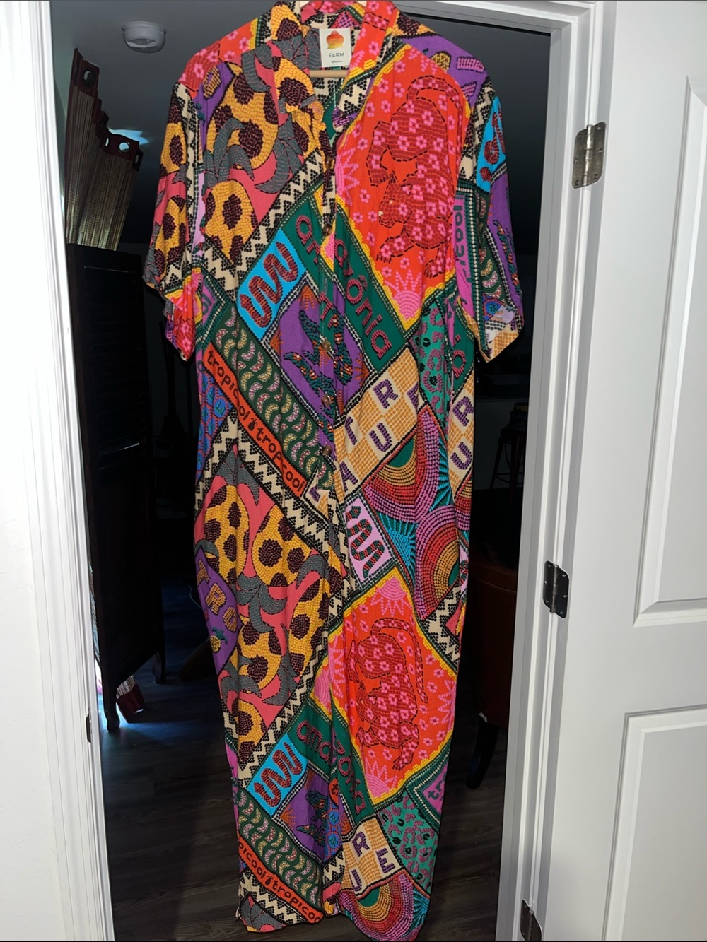 Farm Rio Patchwork Jumpsuit